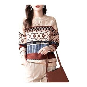 New chic niche tops Japanese retro lazy style Korean sweaters women's trend